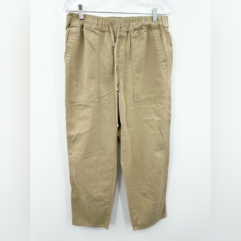 Madewell Khaki‎ Pull-On Relaxed Pants Women's Size Small